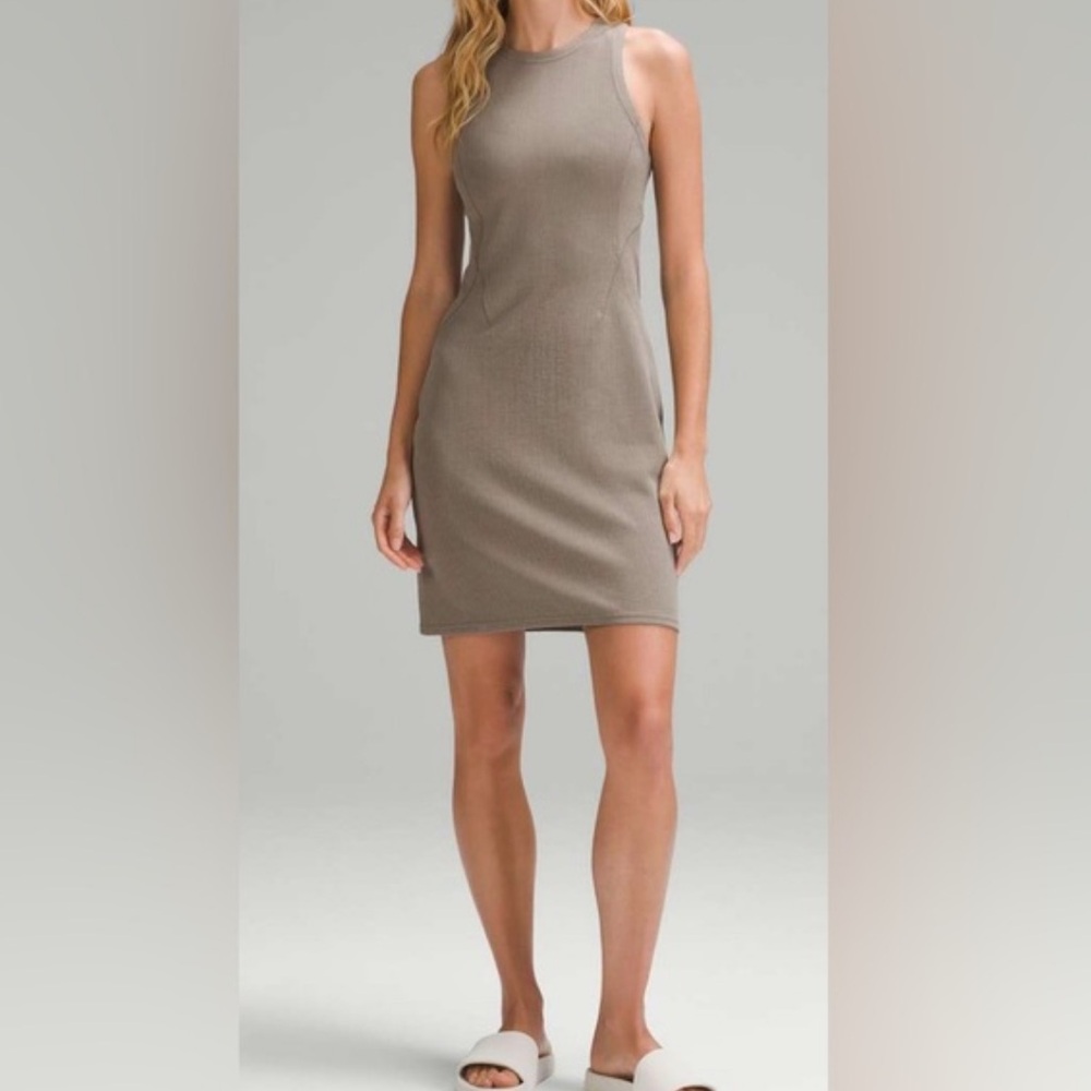 Lululemon Ribbed Softstreme Slim-Fit Tank Dress